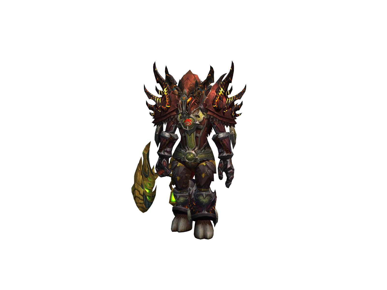 Primalwar 3D character render