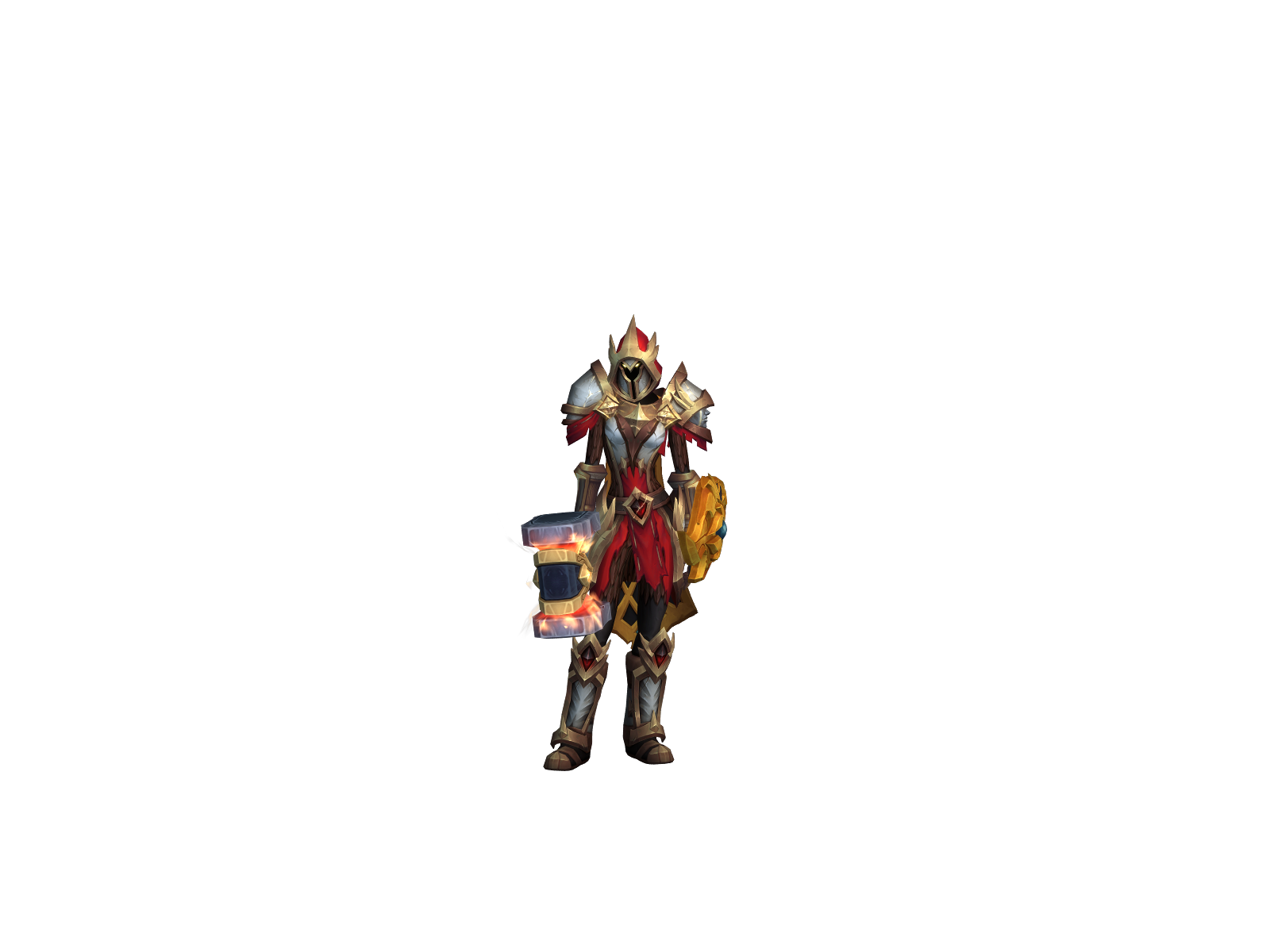 Nevinja 3D character render