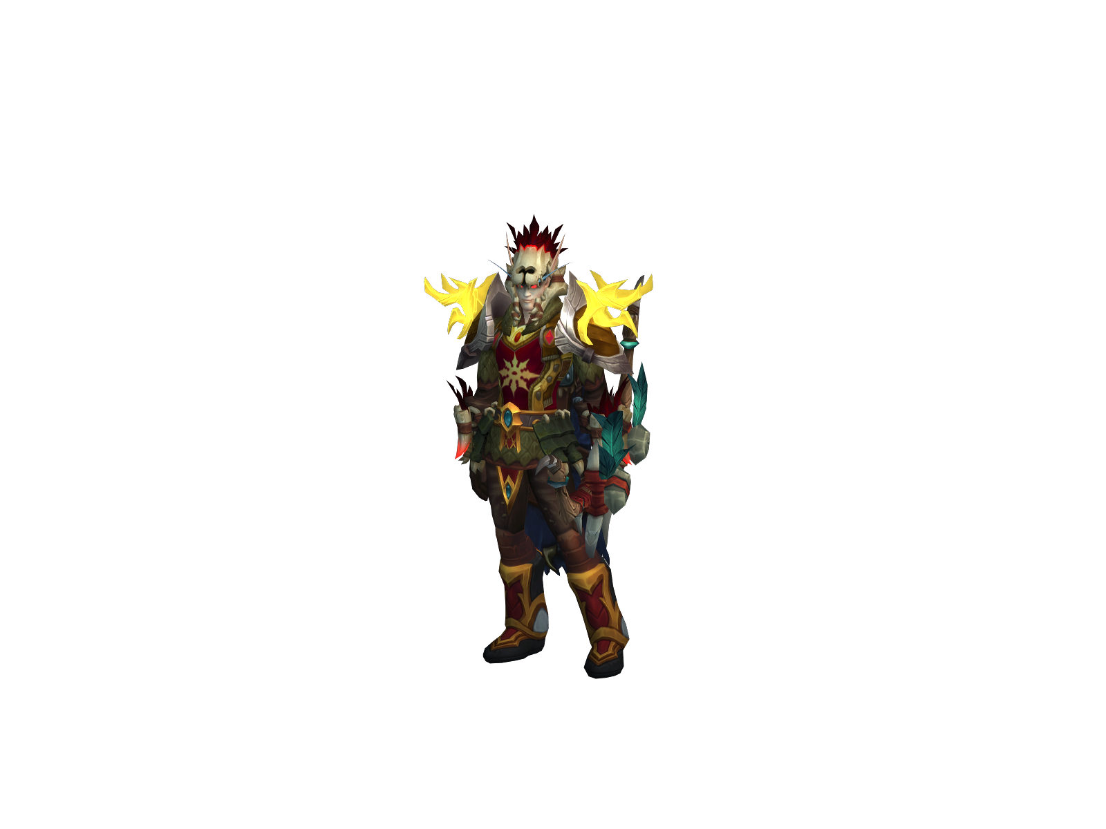 Xerohero 3D character render