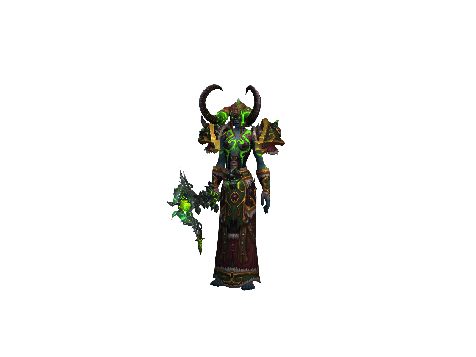 Ishiael 3D character render