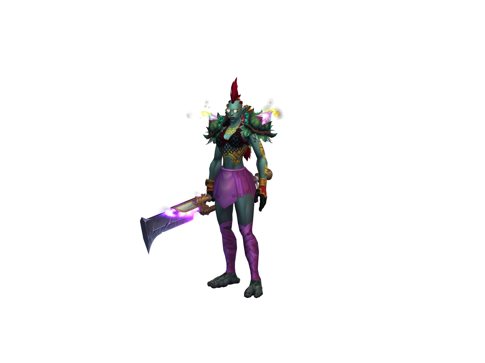 Technodruid 3D character render