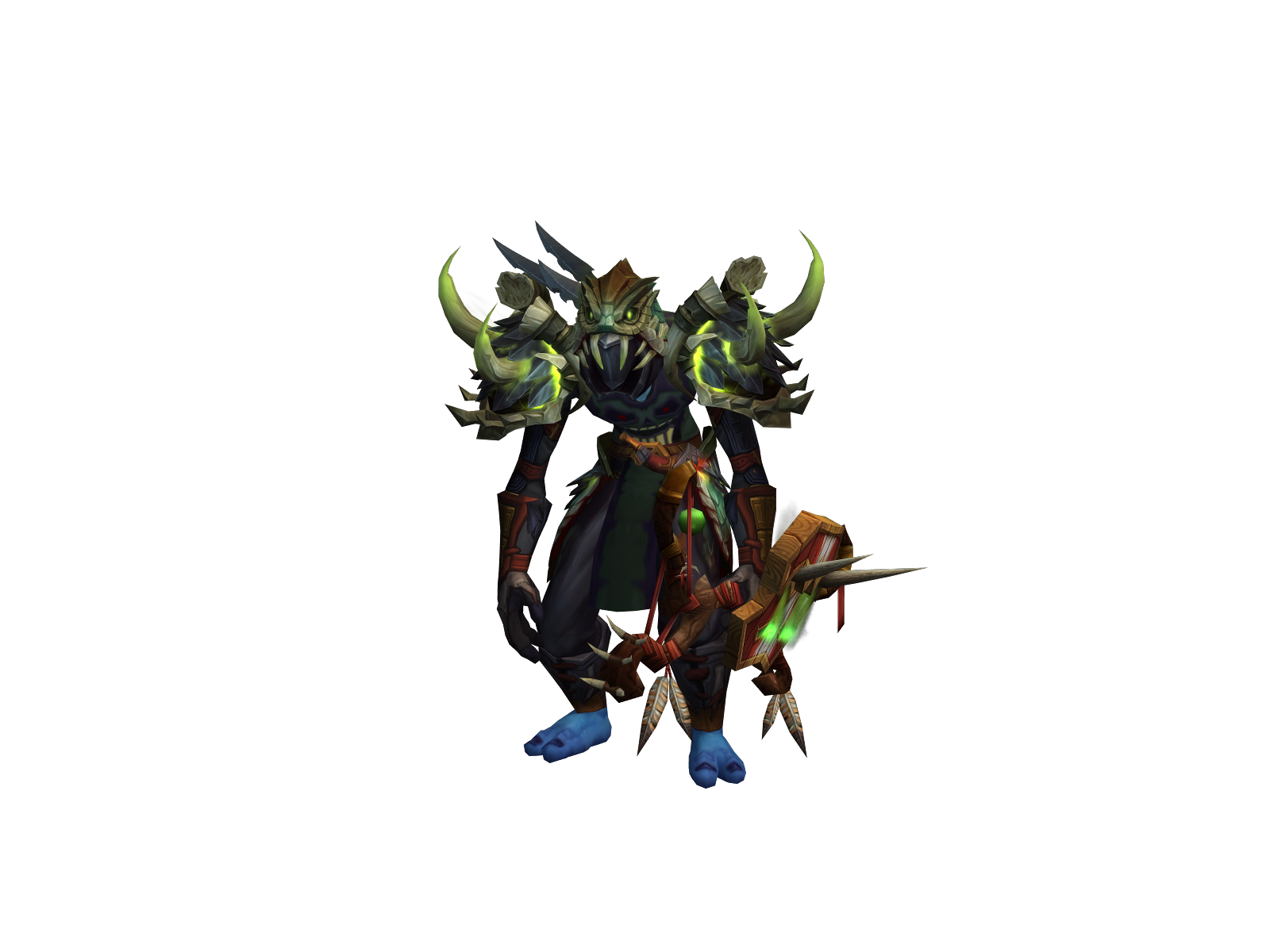 Zujinzu 3D character render