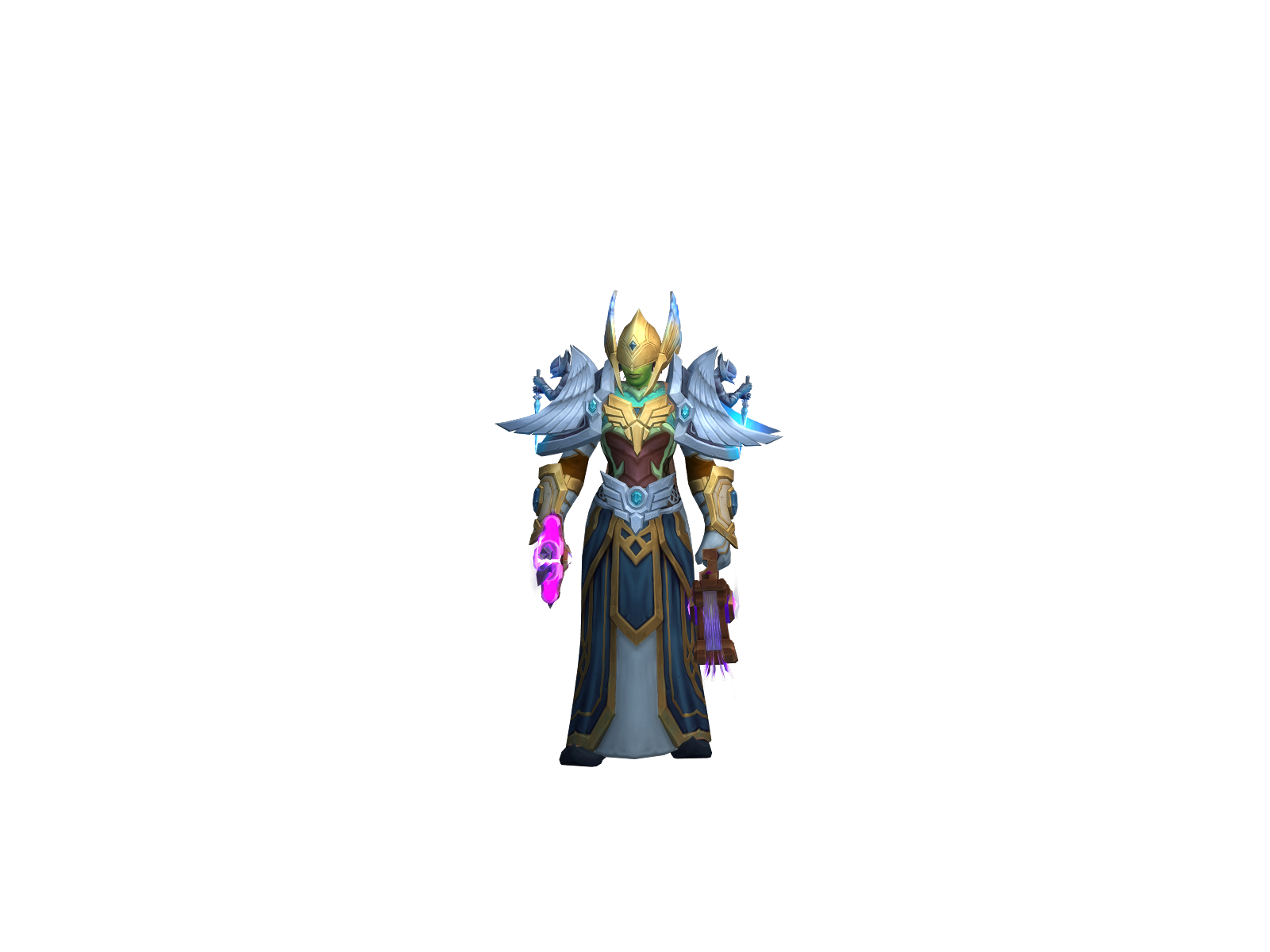 Zabâé 3D character render