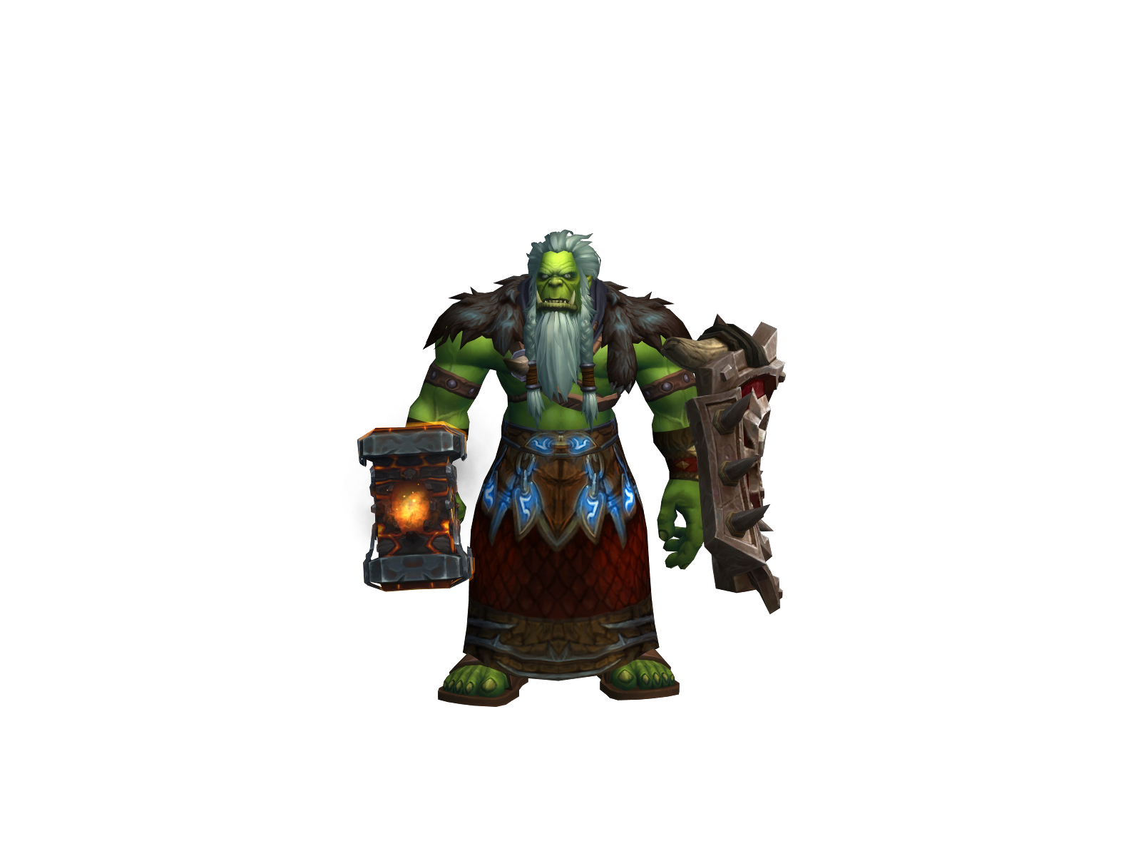 Nekrøsh 3D character render