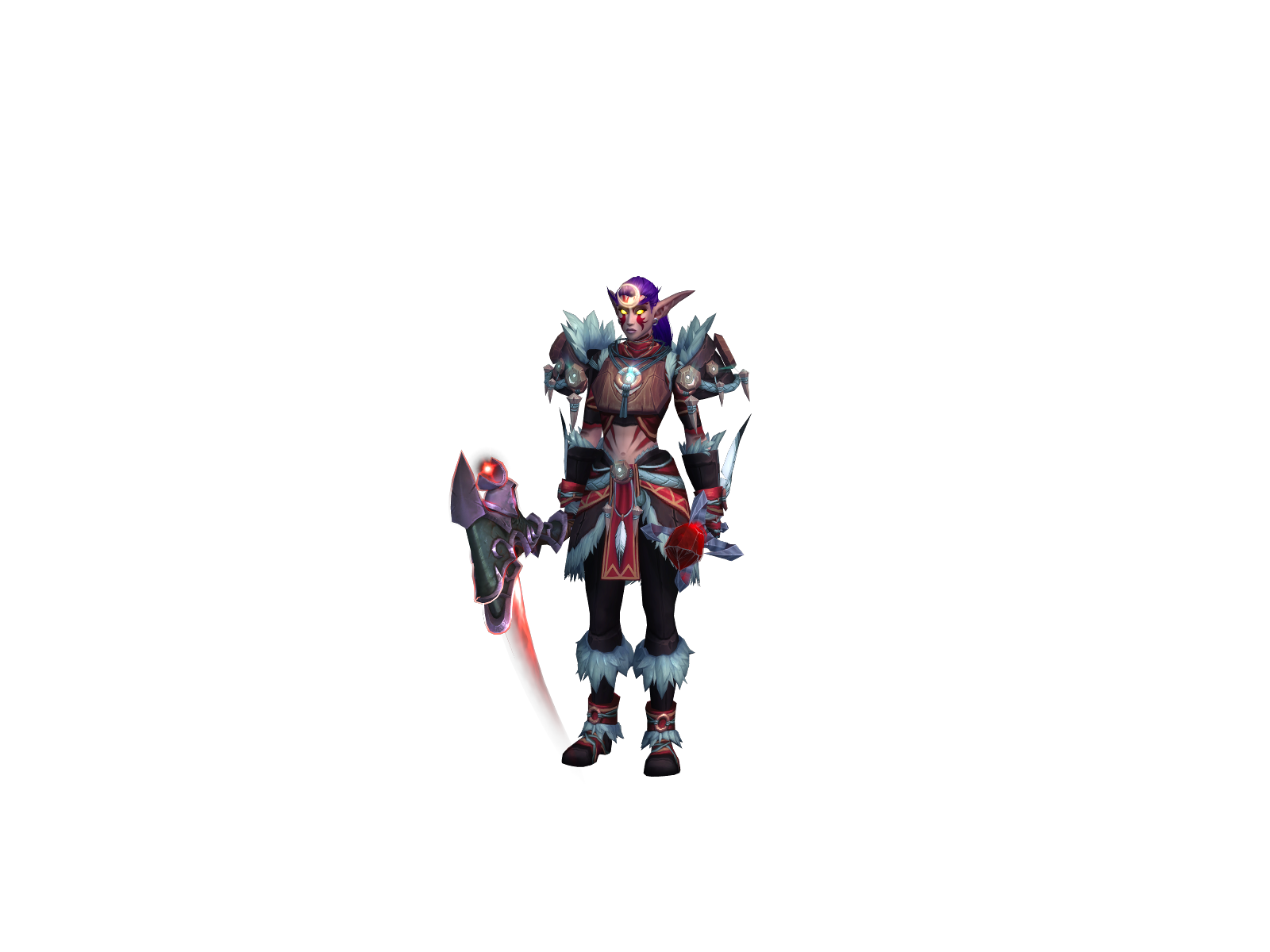 Amakary 3D character render