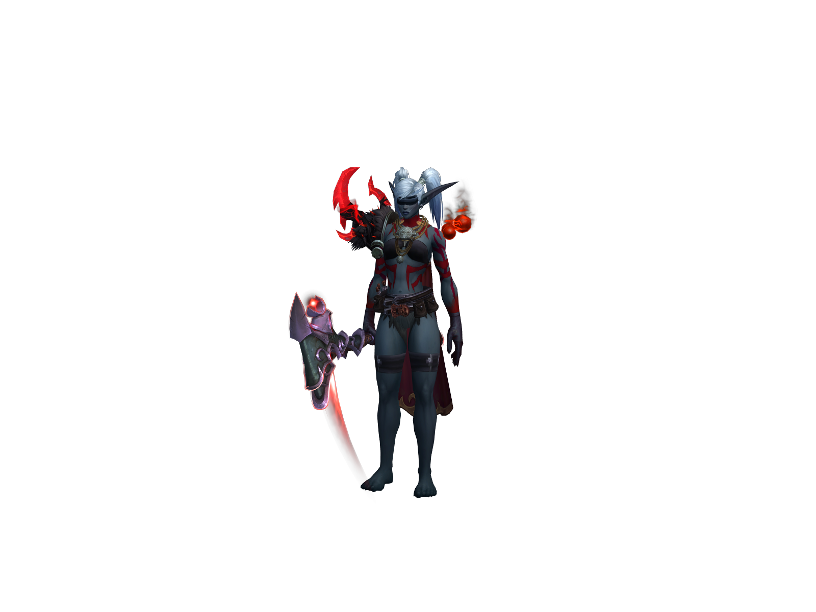 Blitzmoon 3D character render
