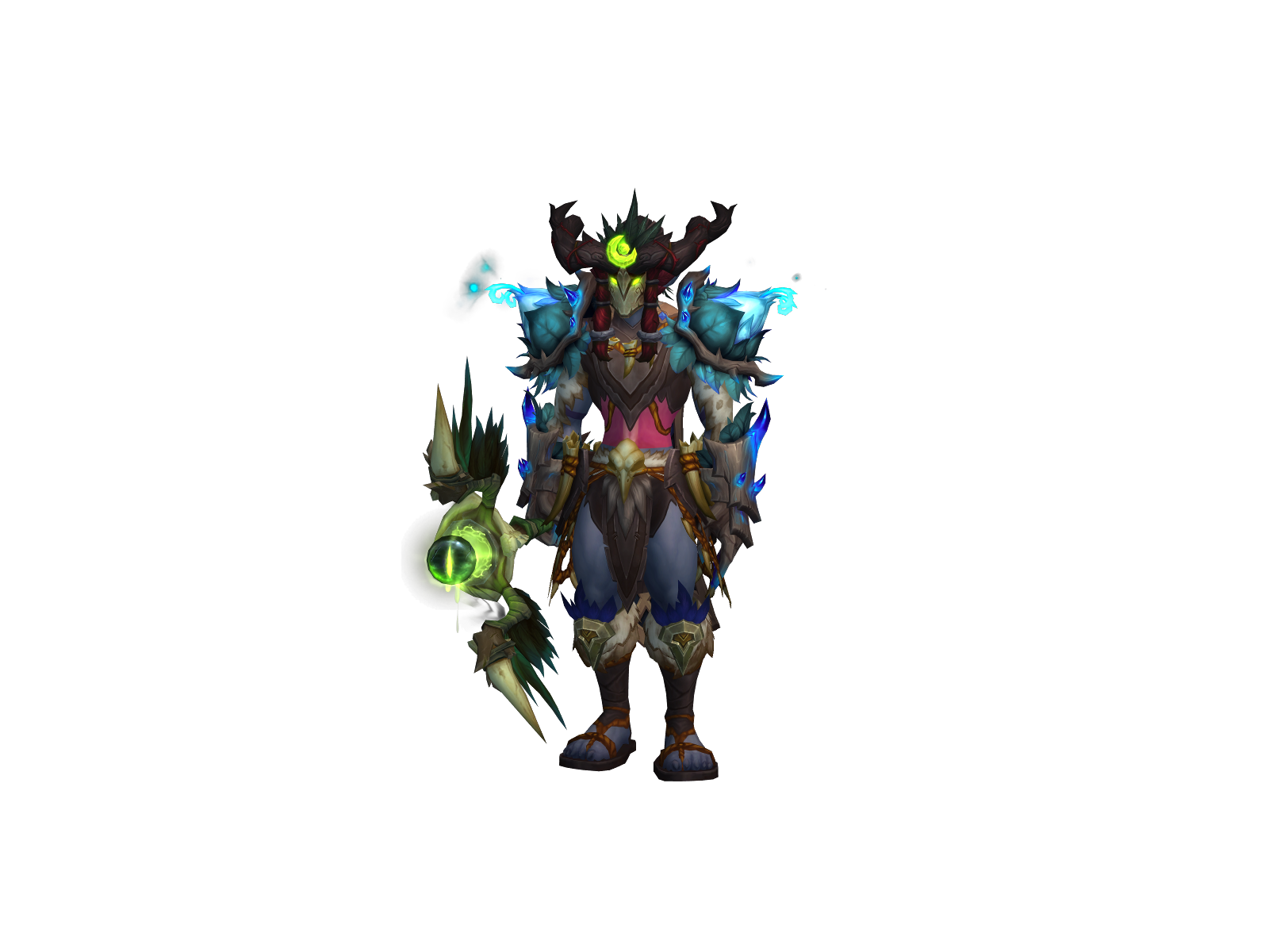 Agías 3D character render