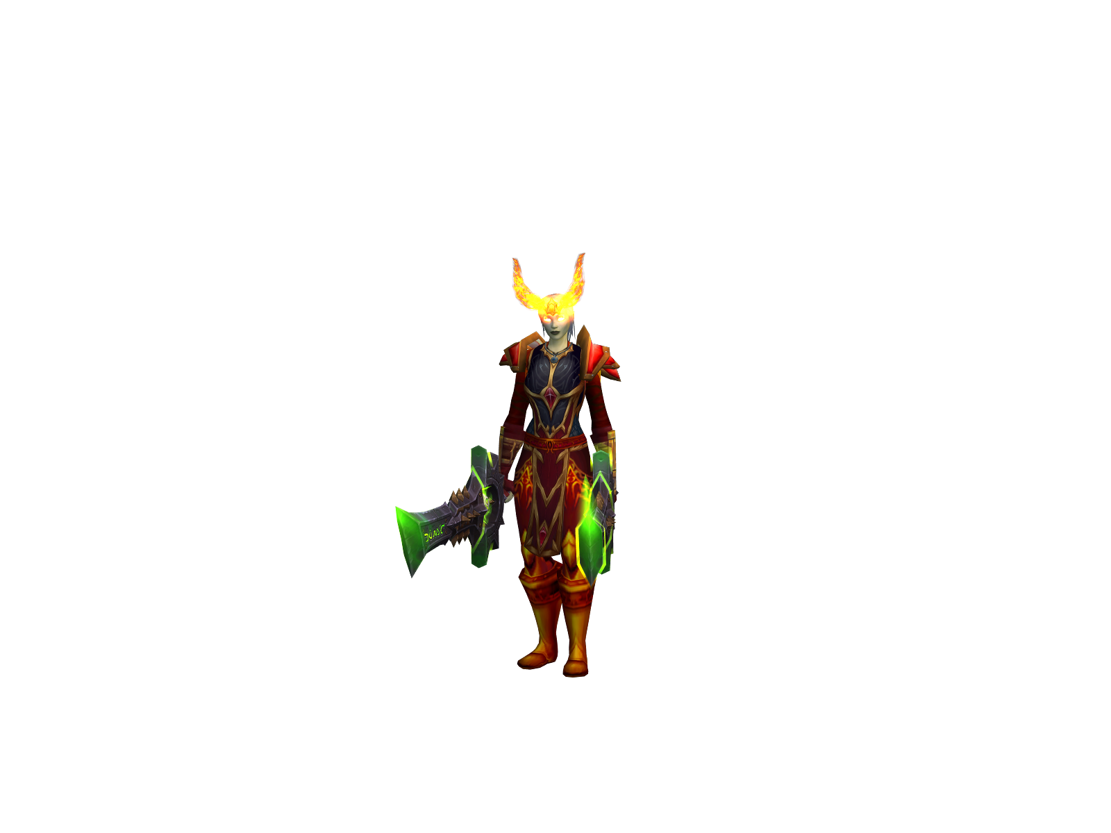 Mendira 3D character render