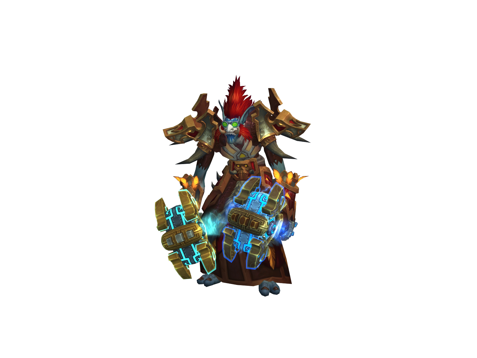 Draktull 3D character render