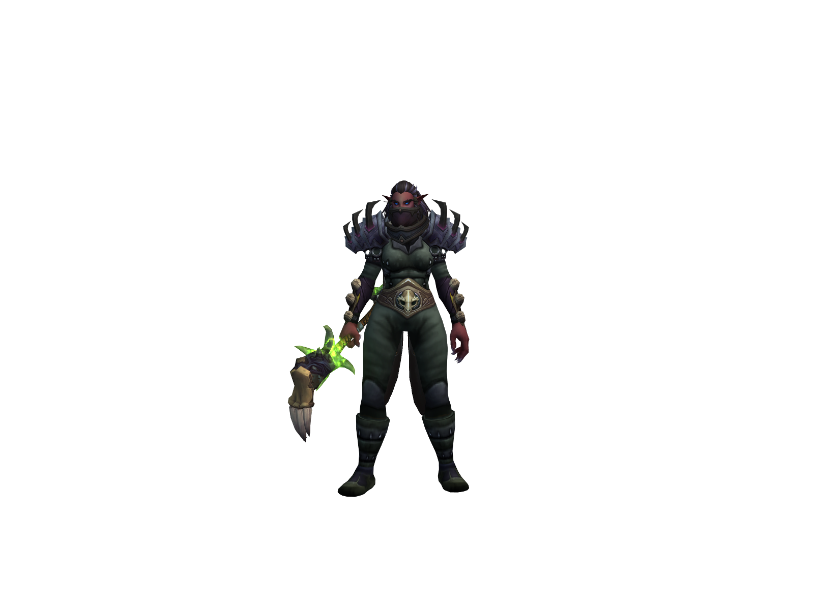 Amyes 3D character render