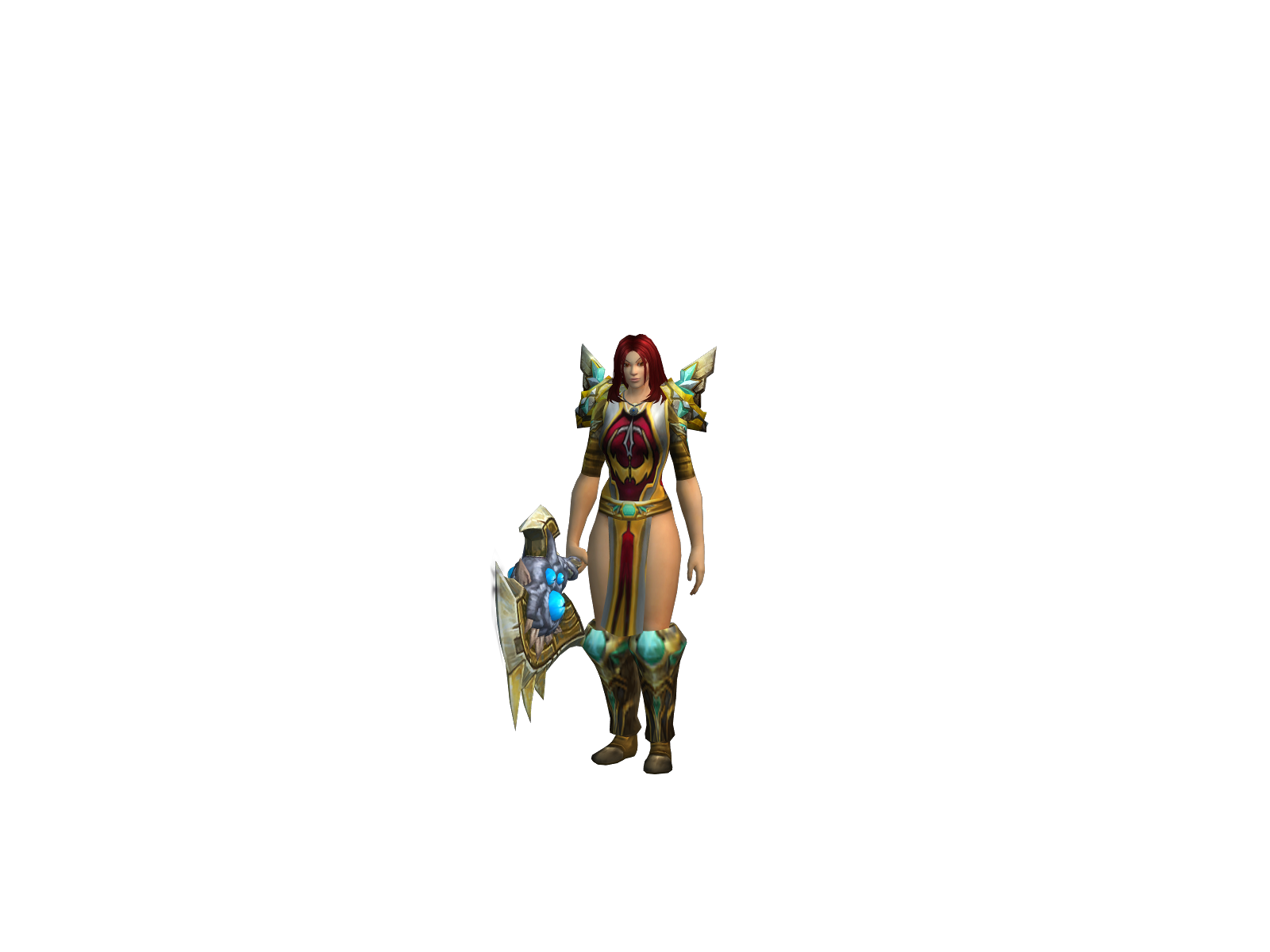 Pingilini 3D character render