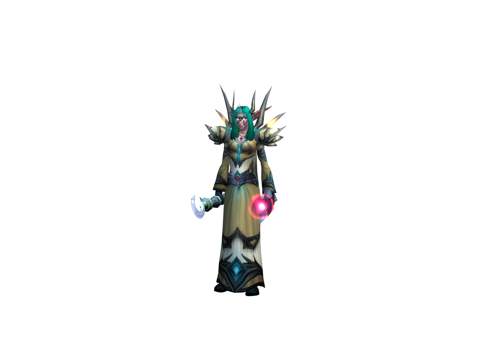 Quana 3D character render