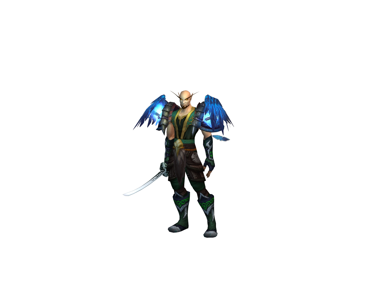 Hikobane 3D character render