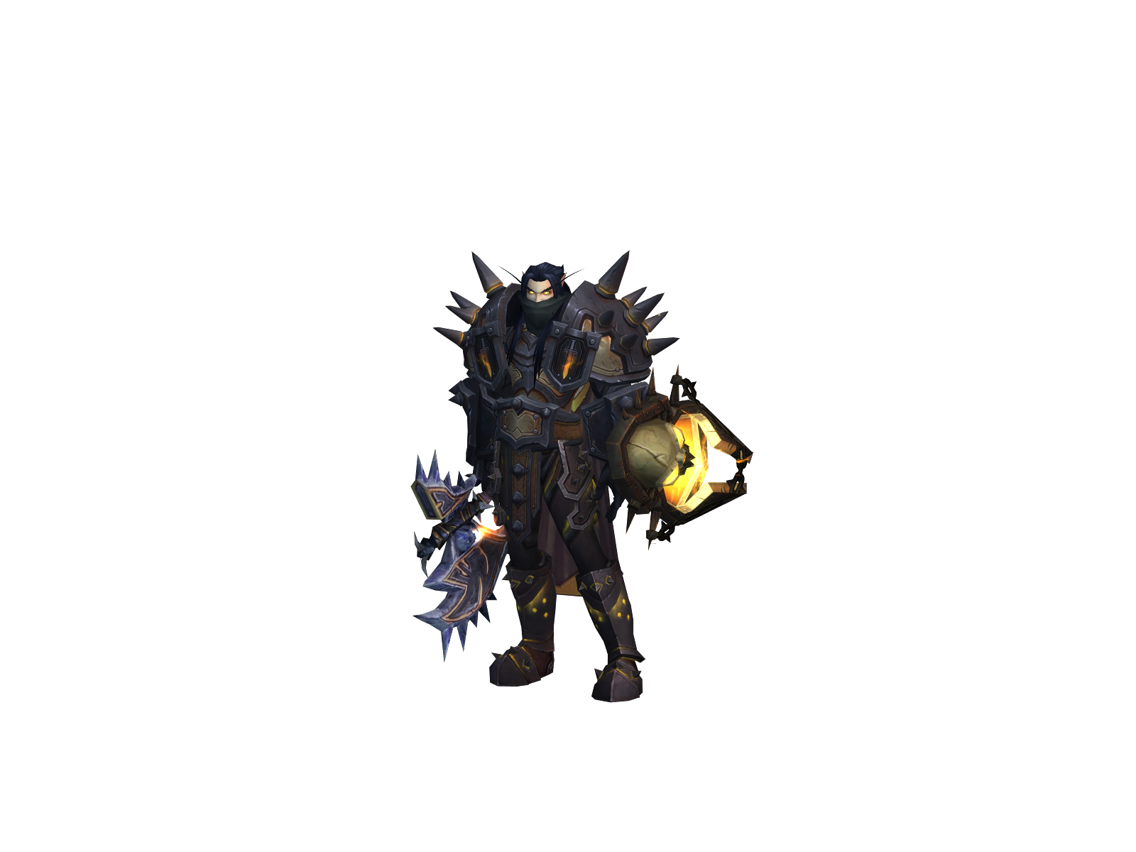 Blackbane 3D character render