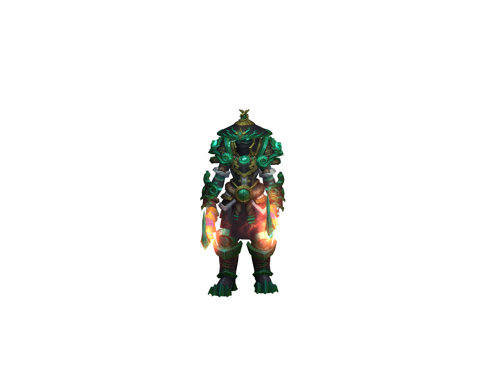 Greenßuff 3D character render