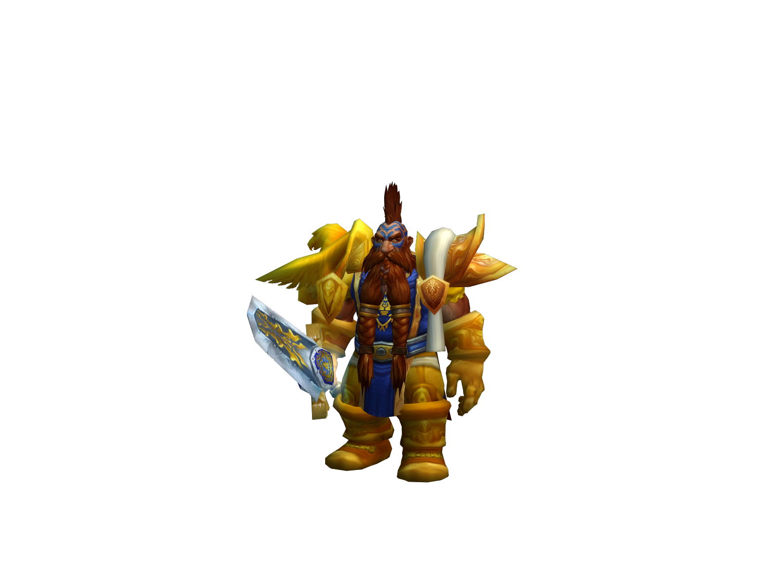 Iluvattar 3D character render