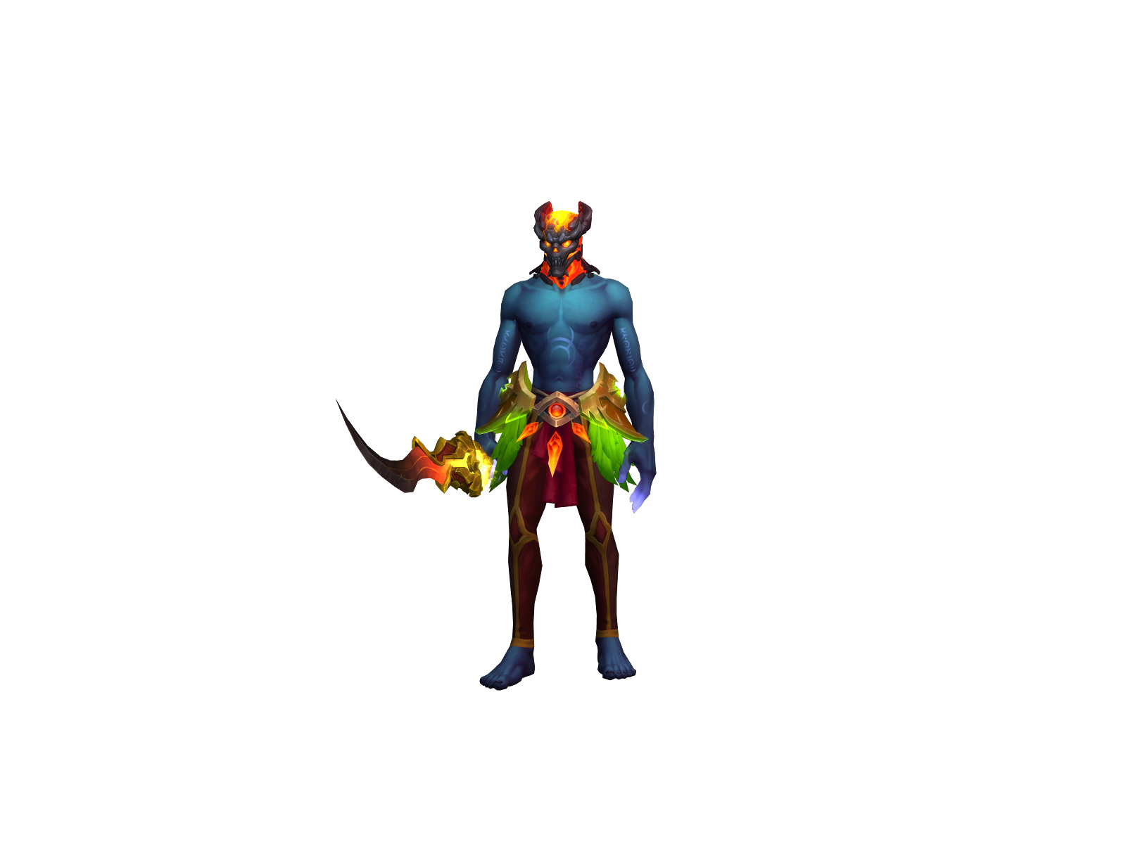 Tkatuka 3D character render