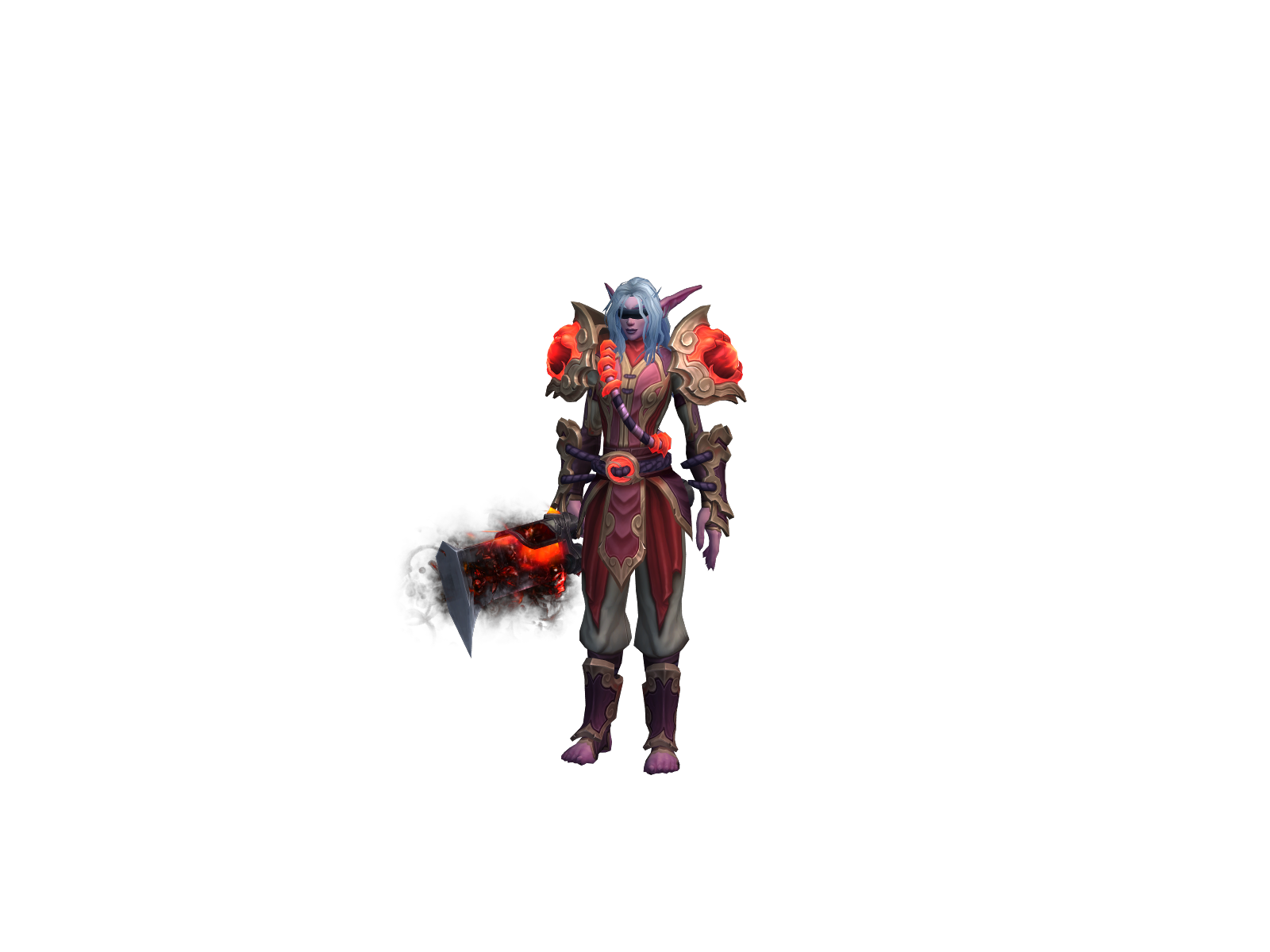 Naîs 3D character render