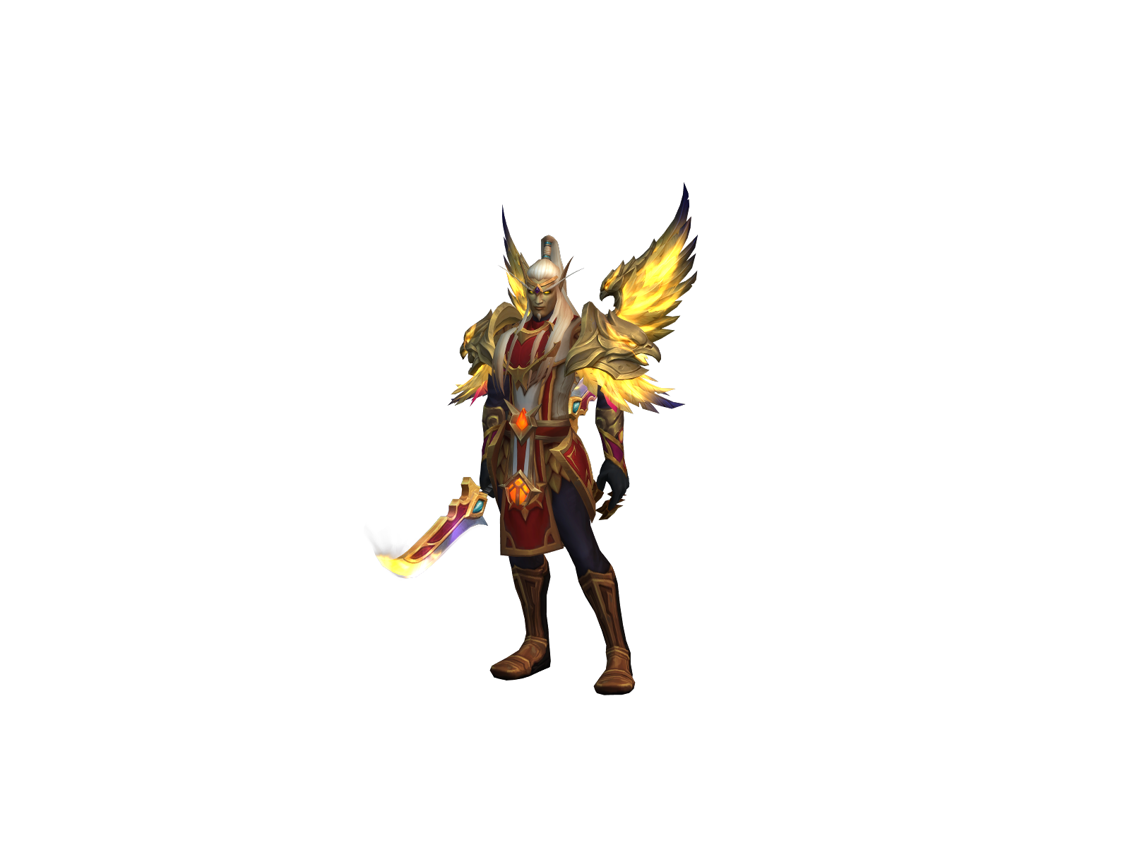 Thaldariel 3D character render