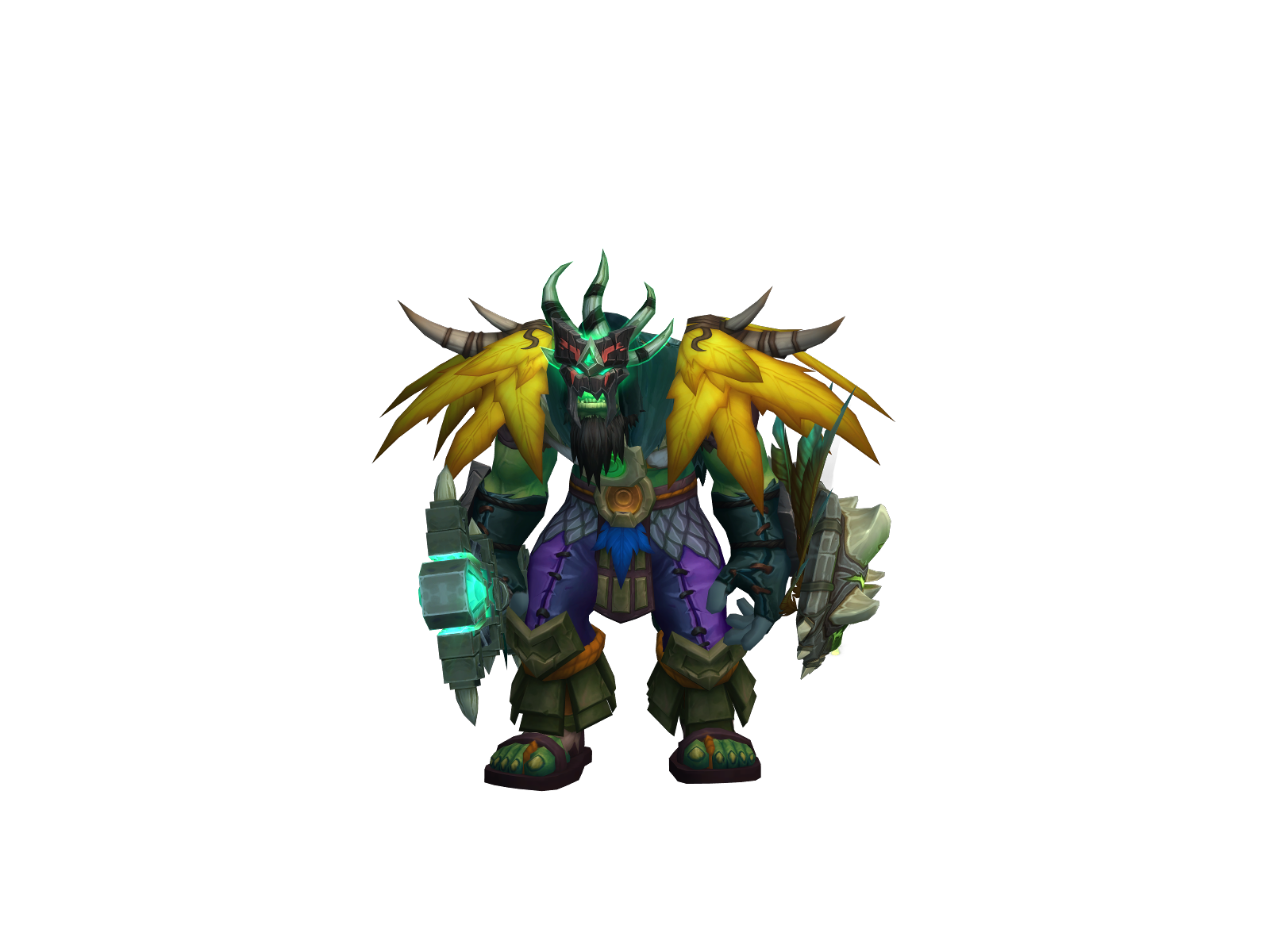 Rhagnogar 3D character render