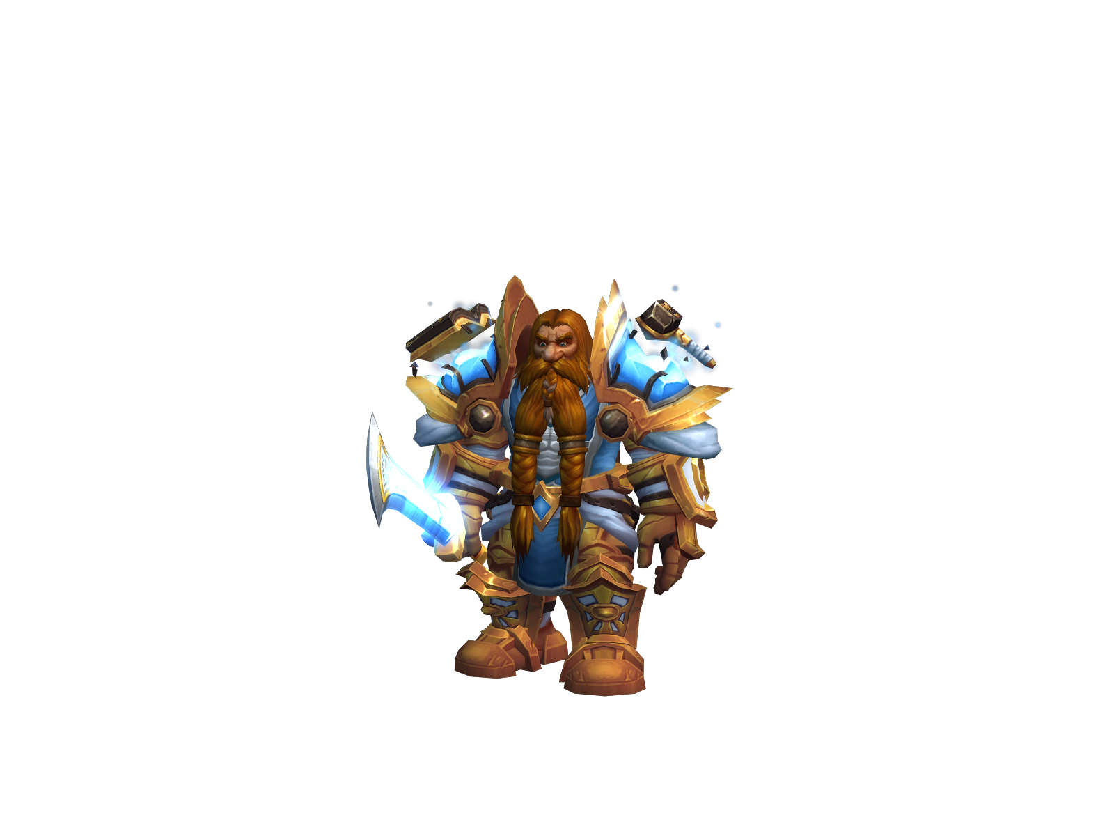 Blitzbeard 3D character render