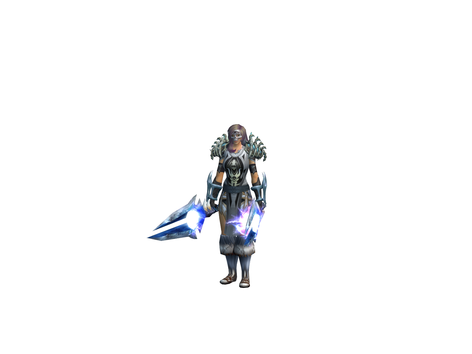 Axroa 3D character render