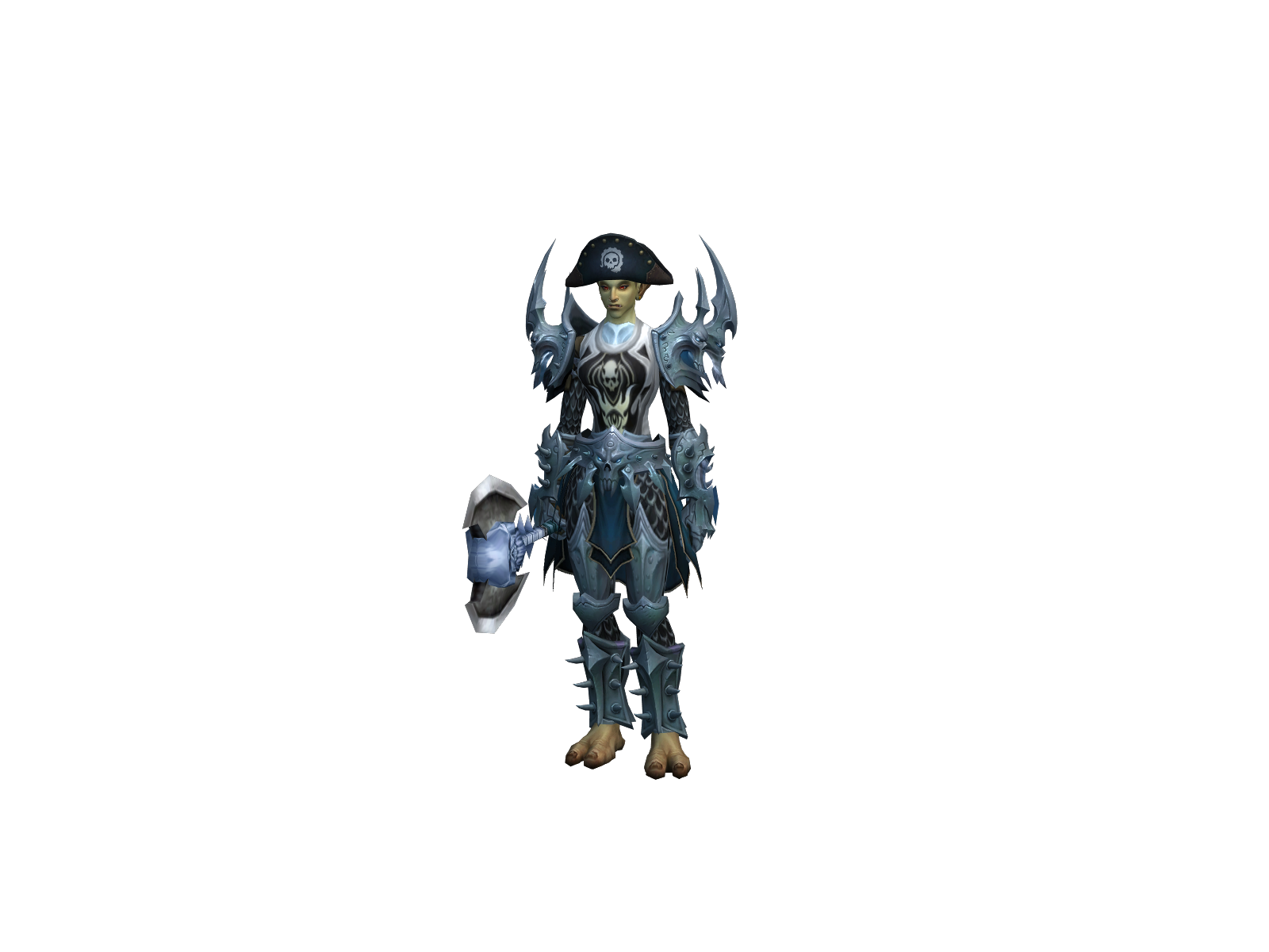 Reckxtroll 3D character render