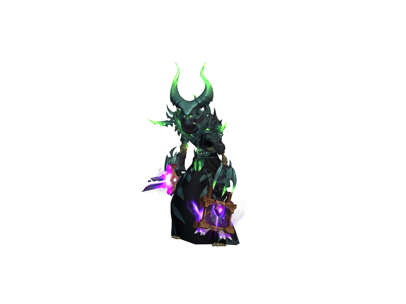 Demonick 3D character render