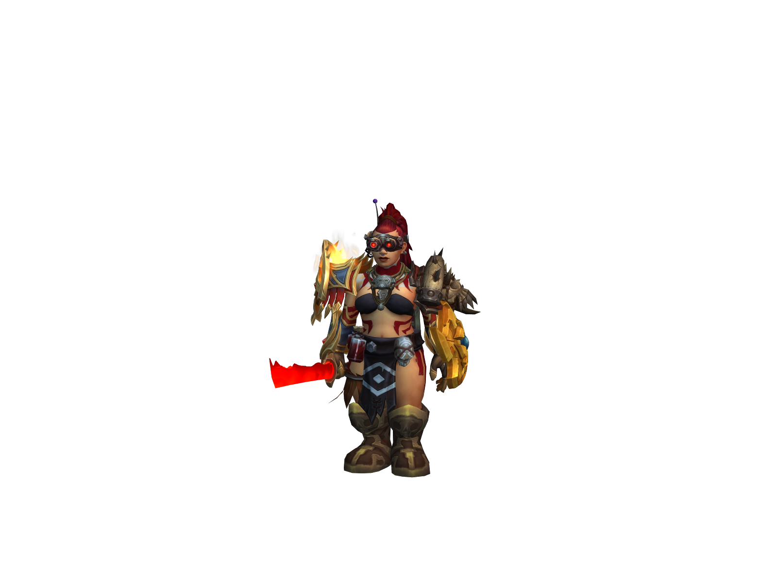Khanjali 3D character render