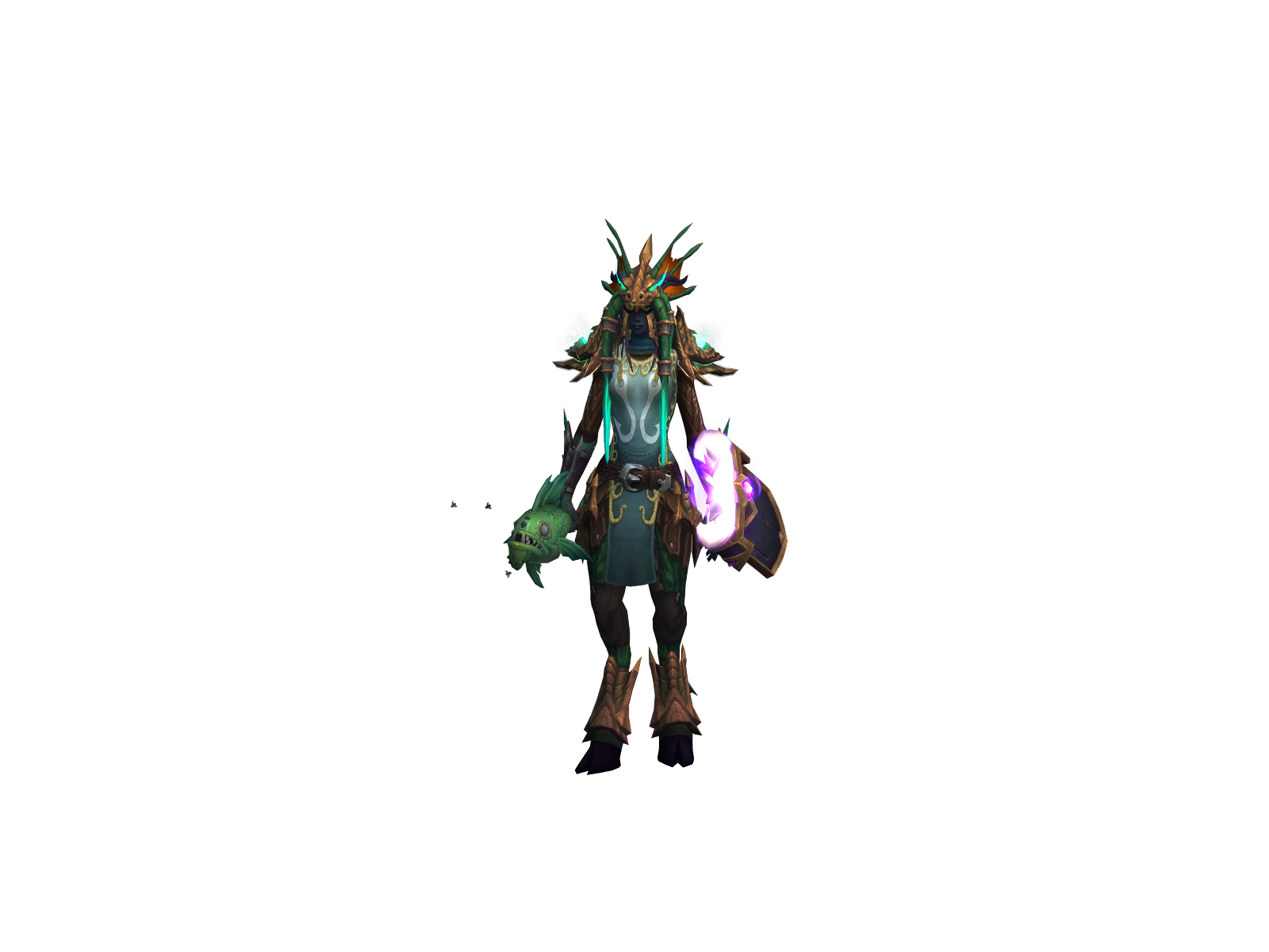 murløc 3D character render