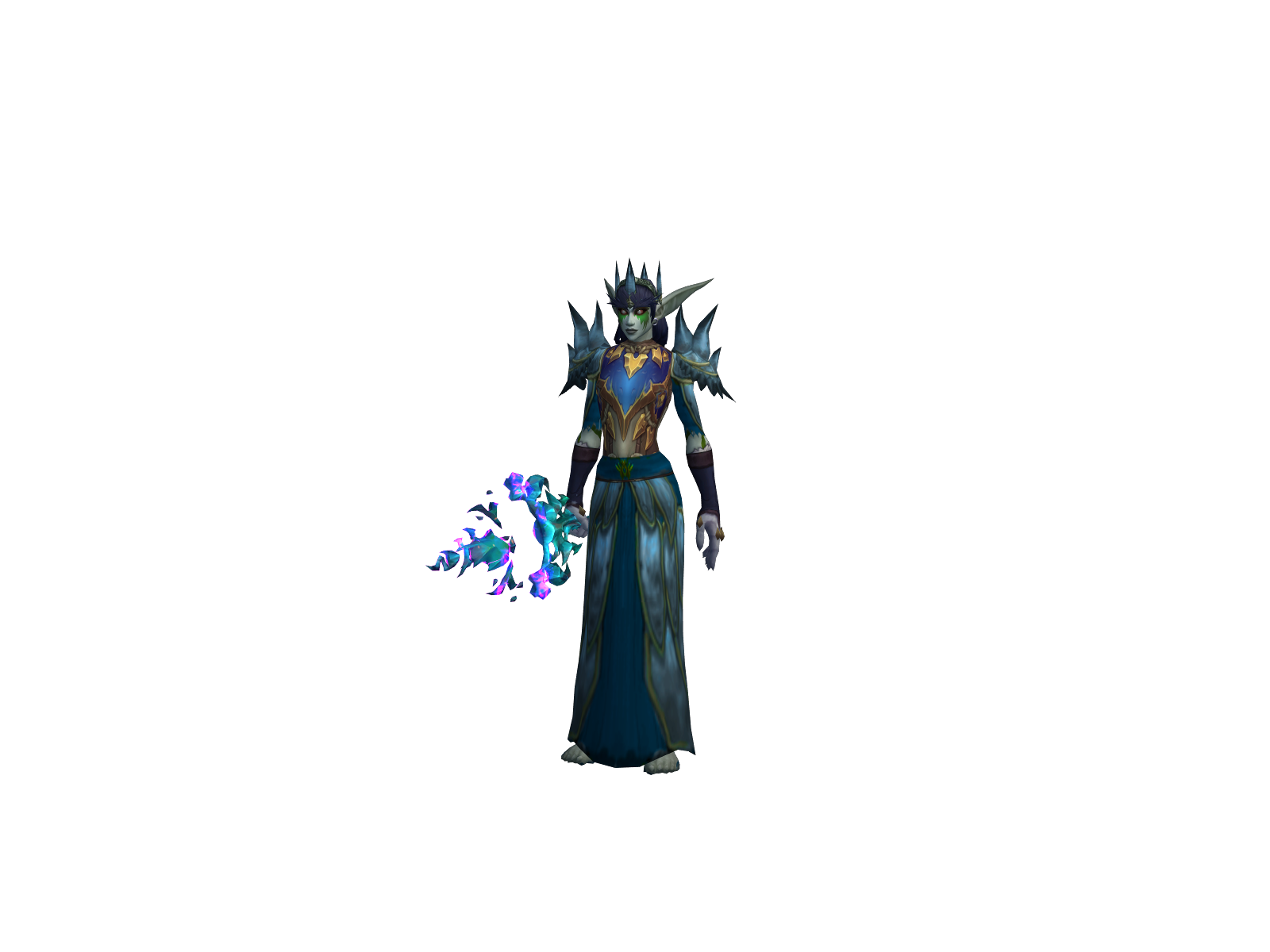 Plamen 3D character render
