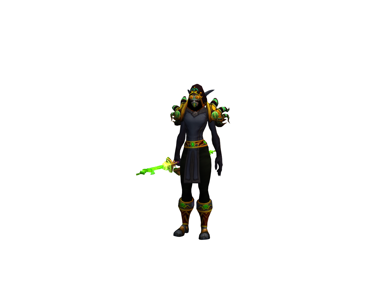 Hairyporta 3D character render