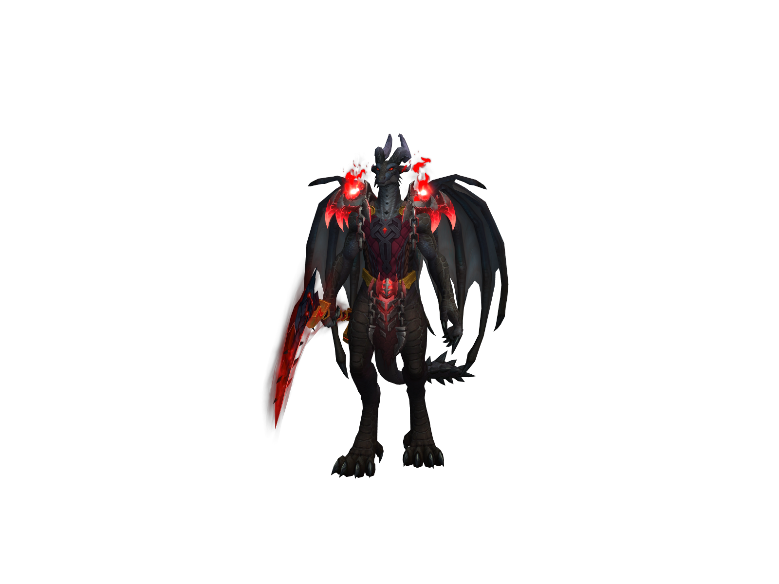 Dragopeng 3D character render