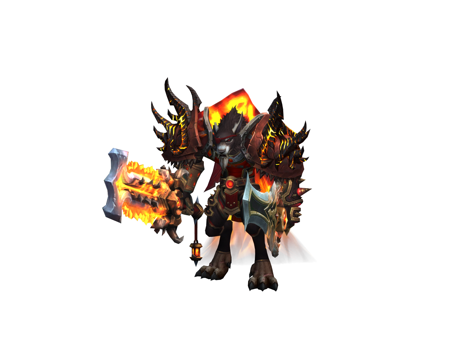 bloodwolve 3D character render