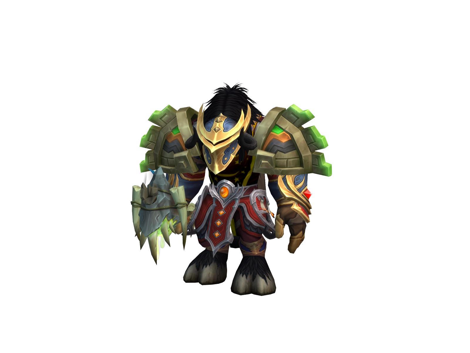 Kazãma 3D character render