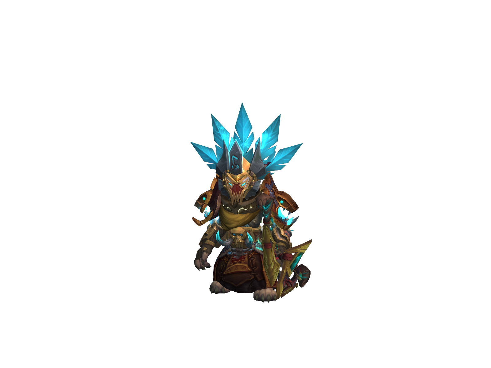 Quatermaín 3D character render