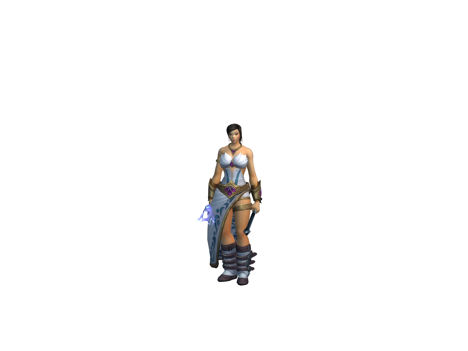 Anastangel 3D character render
