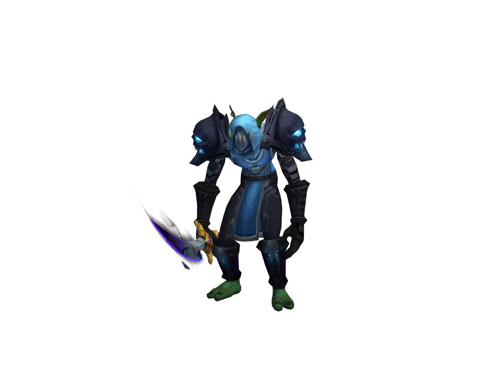 Midvoodoo 3D character render