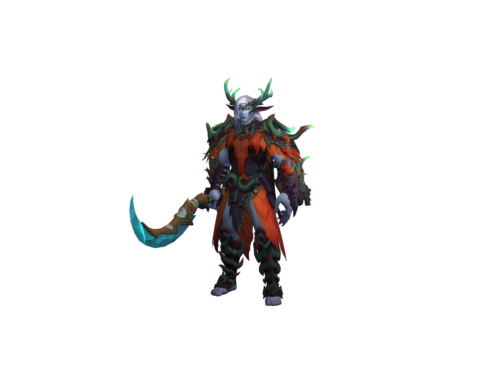Echar 3D character render