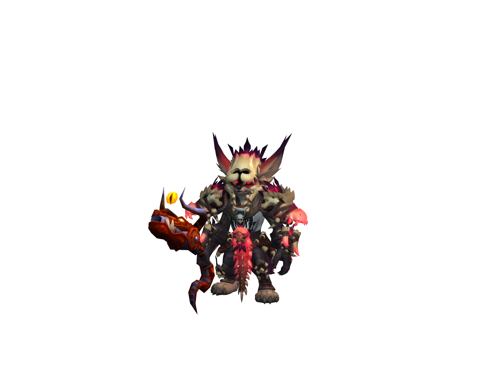Hantavirus 3D character render
