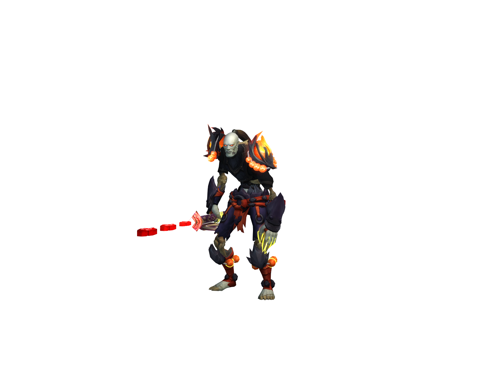 Paraflashx 3D character render