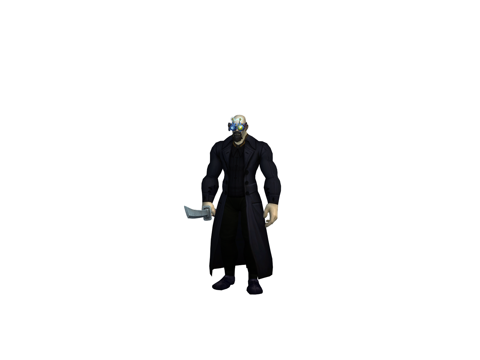 Zlow 3D character render