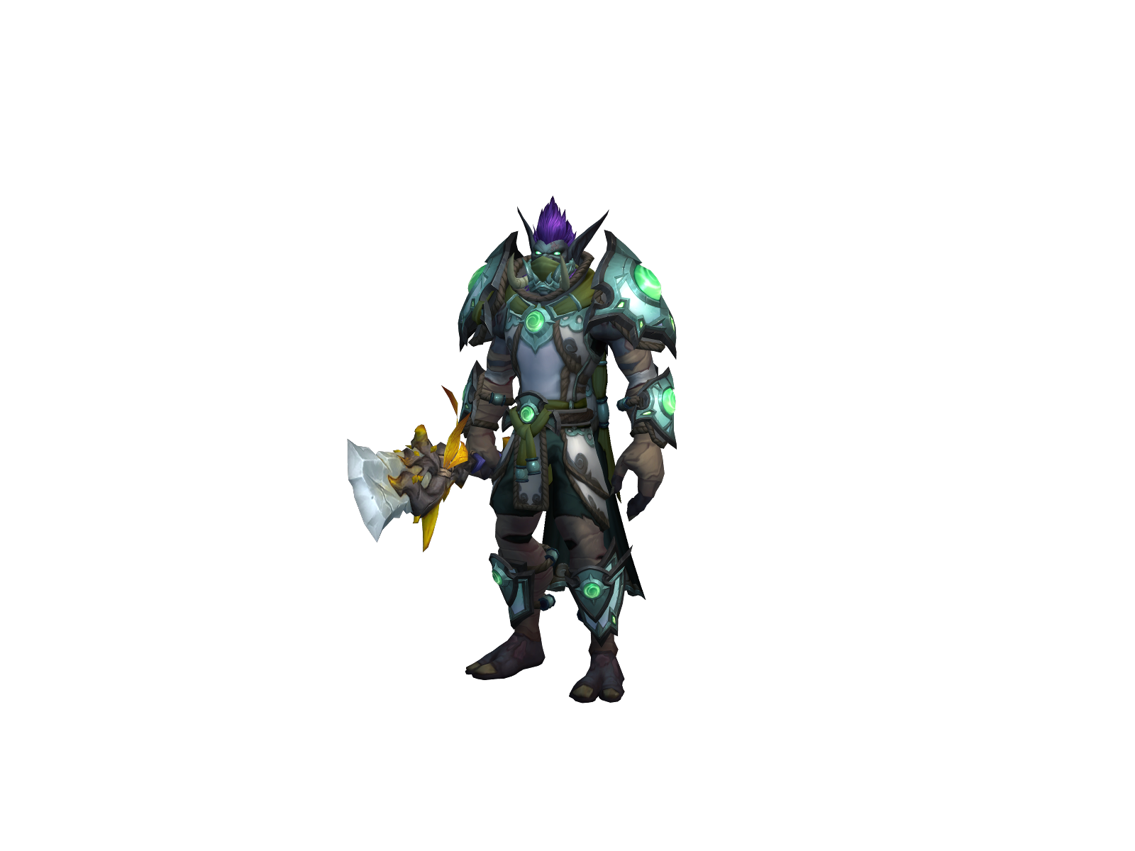 Ækhanji 3D character render