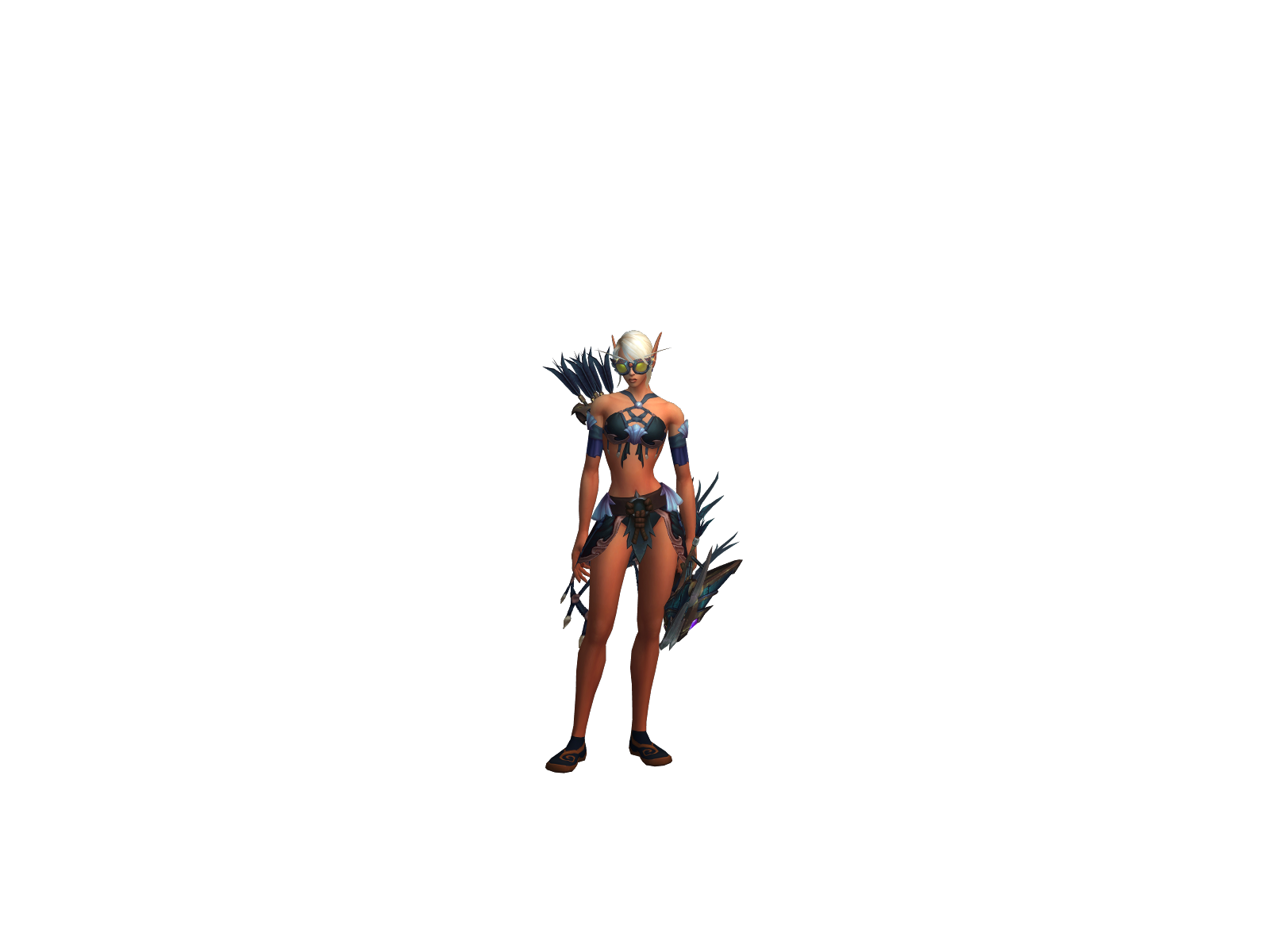 Kasumie 3D character render