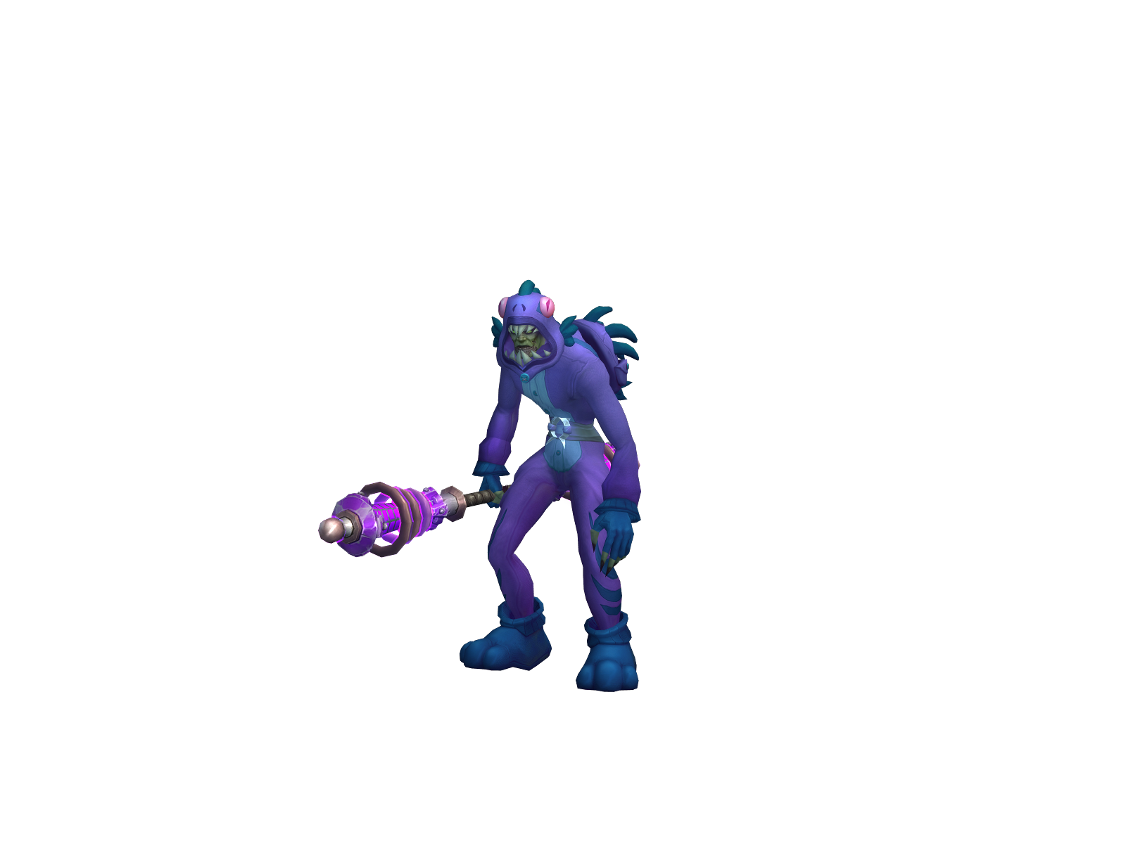 Priestkolben 3D character render