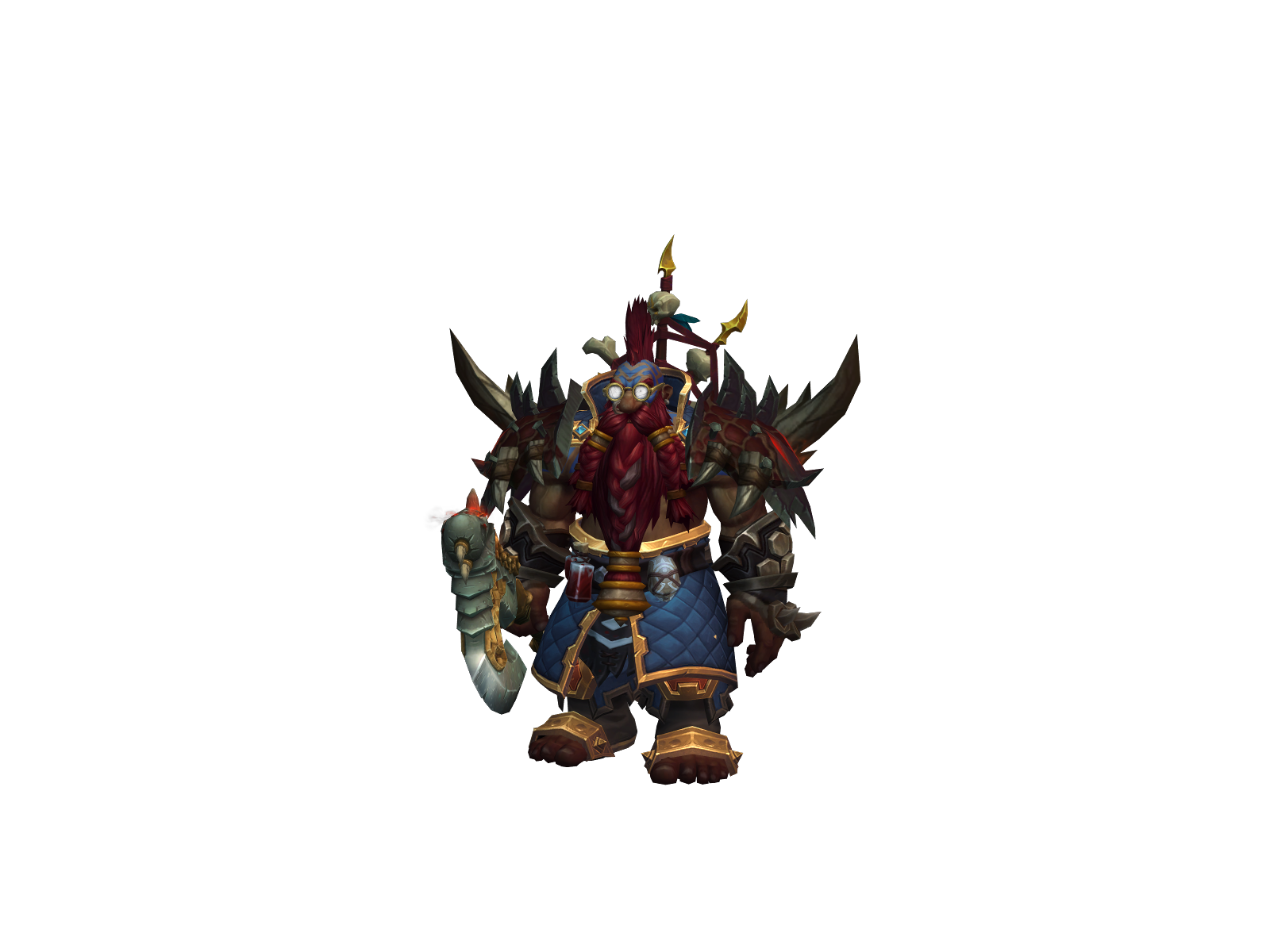 Gorbof 3D character render