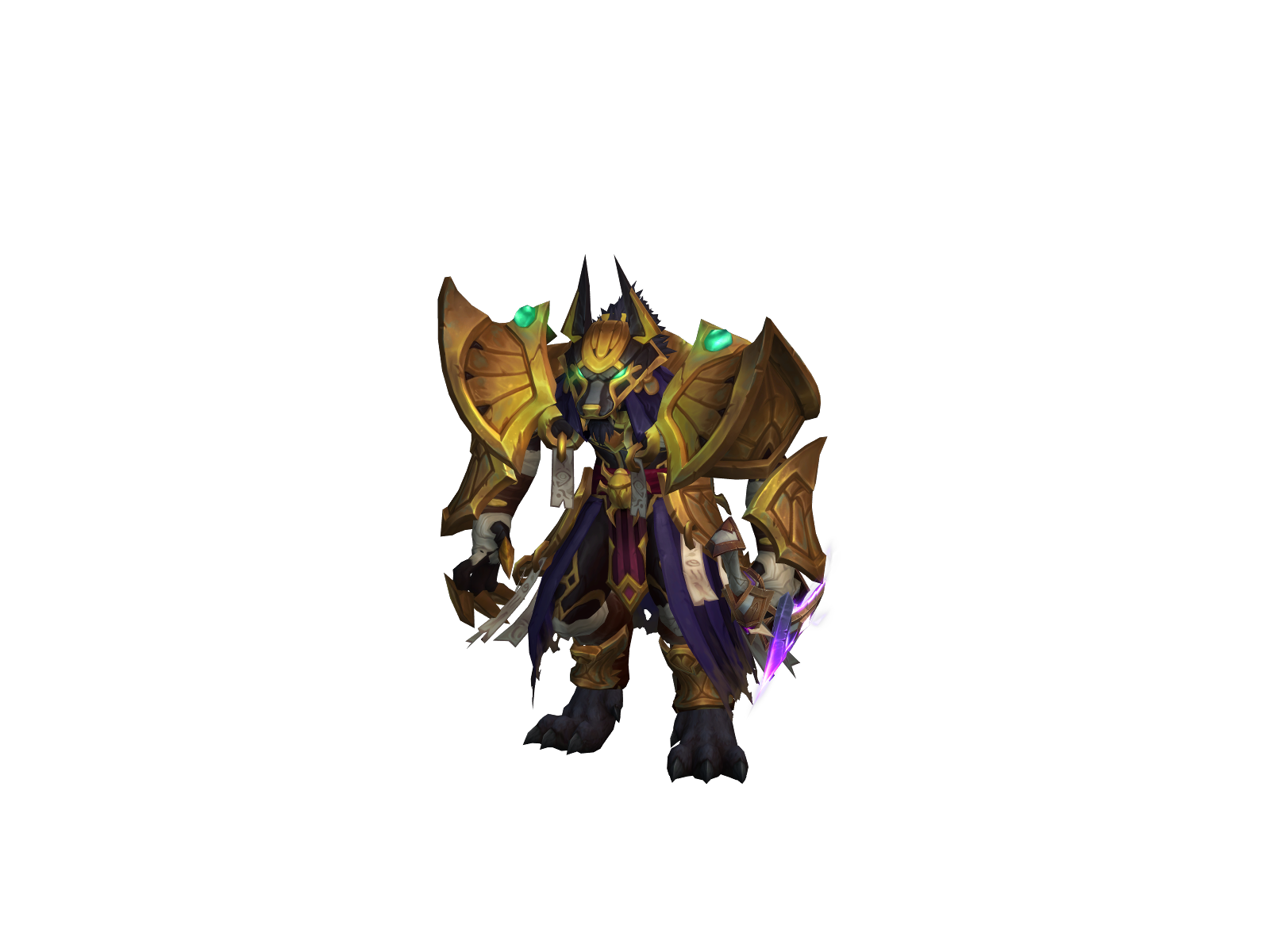 Azrudal 3D character render