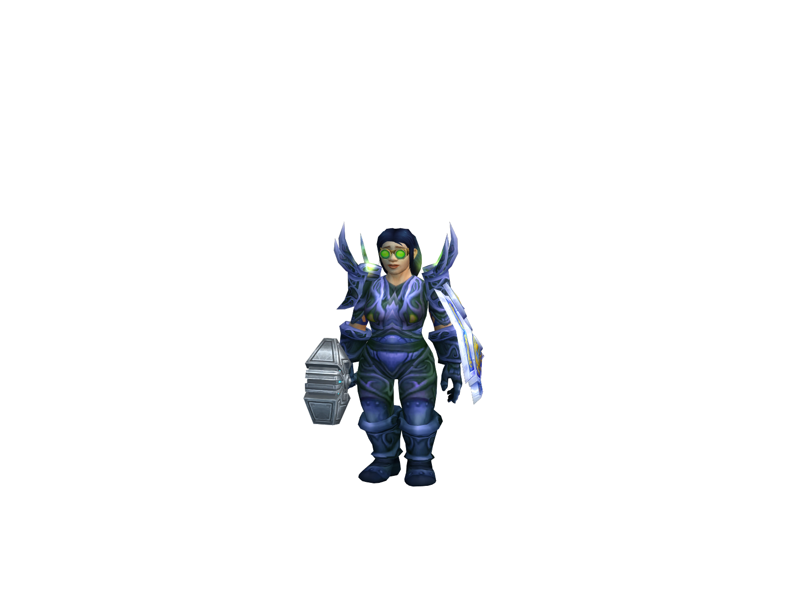 Blúú 3D character render