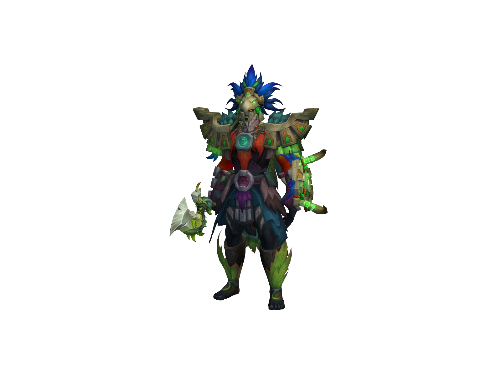 Shamang 3D character render