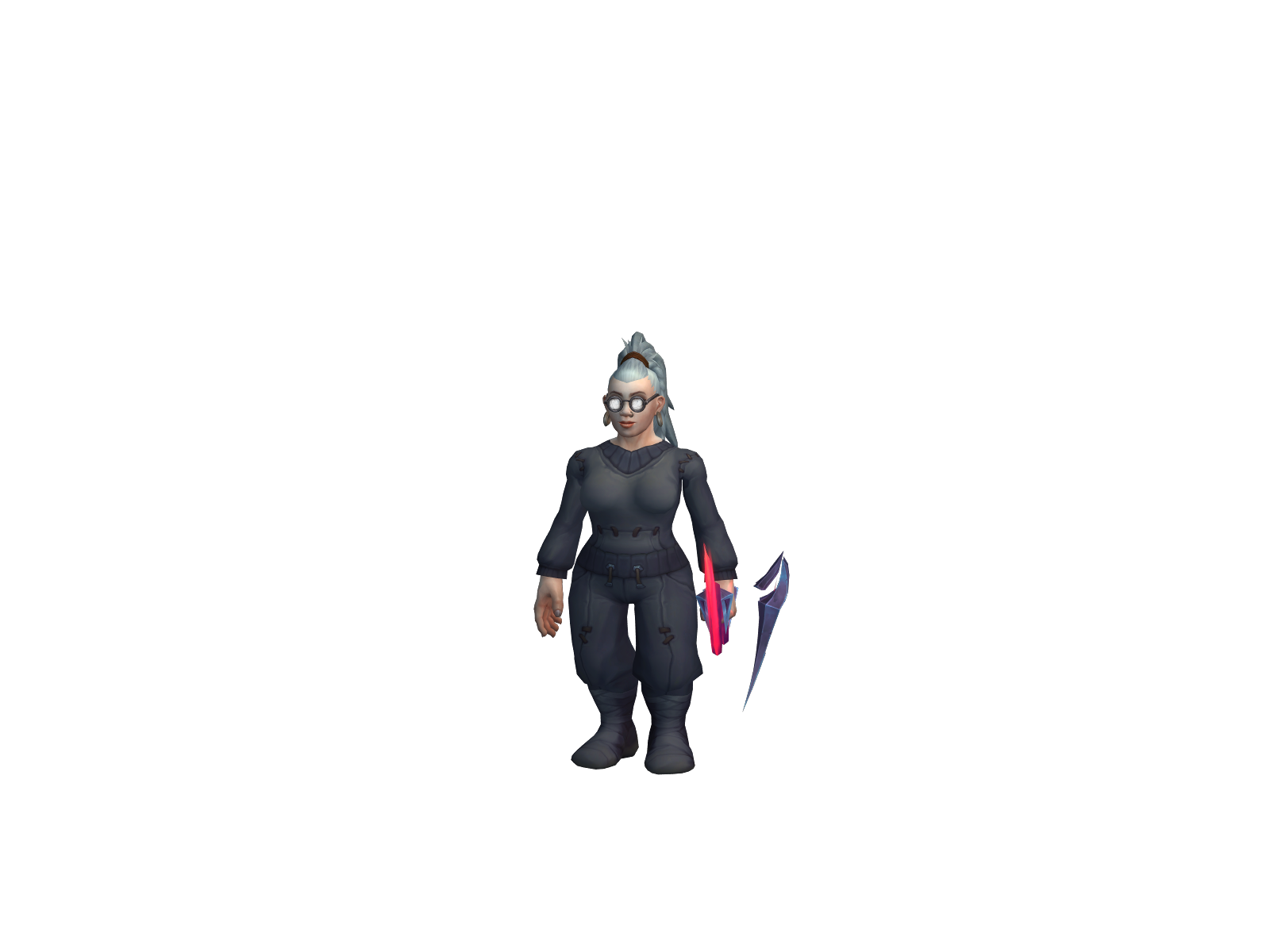 Luwahunt 3D character render